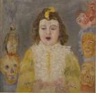 James Ensor Fanciulla con mschere_Comunione 1921